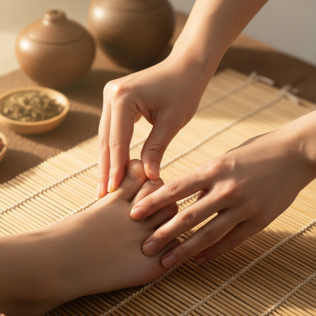 bấm huyệt hạ huyết áp